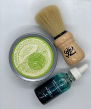 Ultimate Shave Kit (Shave Soap (4oz) + Shave Brush + Nourishing Everything Oil (1 oz)